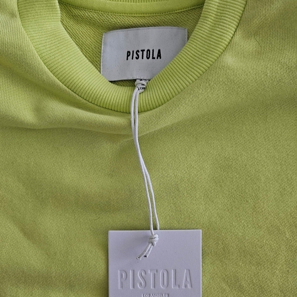 Pistola Kristen shoulder pad sweatshirt citron - Picture 4 of 6